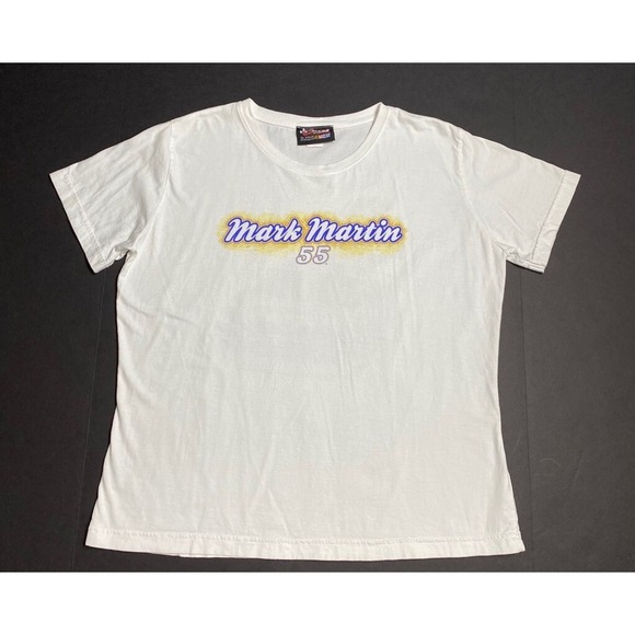 Chase Authentics Other - Chase Authentics Mark‎ Martin 55 Mens TShirt XL White Aarons Dream Machine Camry